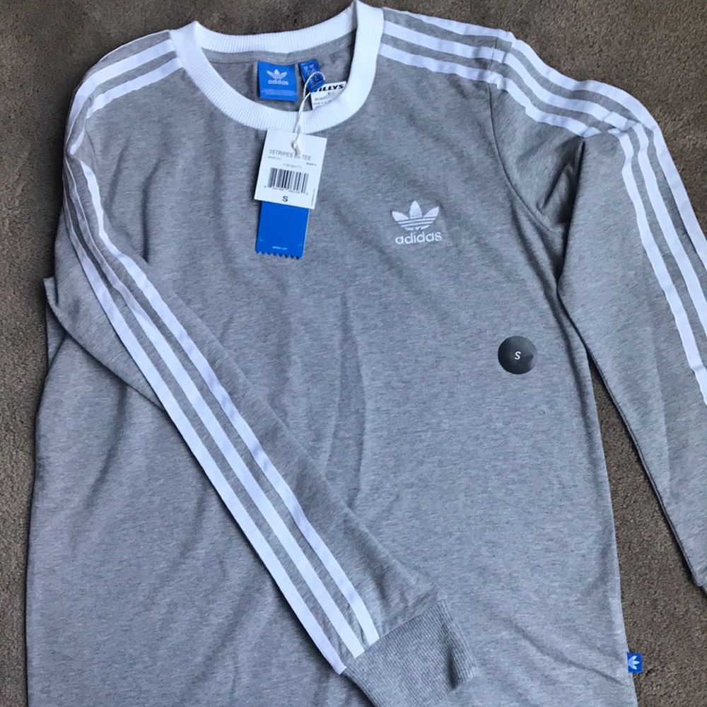 Women's Adidas 3Stripe LS Tee (New)